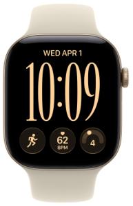 Apple Watch Series 12 - 46mm - Sportband S/M - Goud