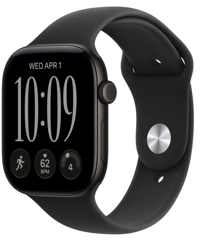 Apple Watch Series 12 46mm - Sportband M/L - Zwart