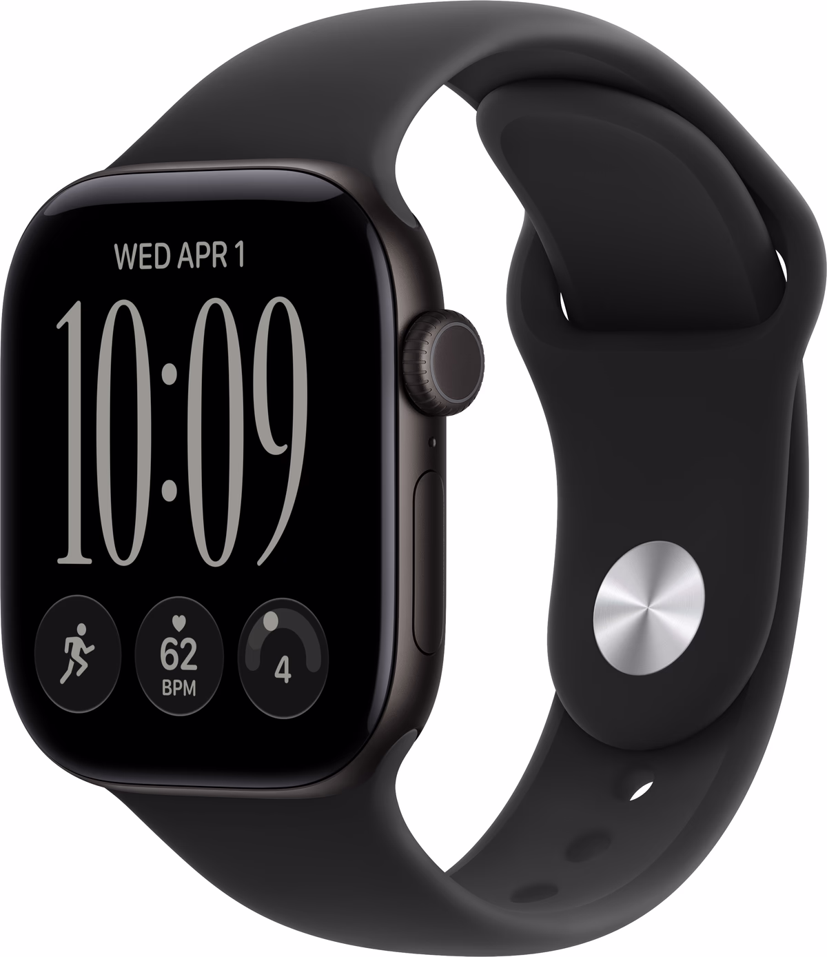 Apple Watch Series 12 (2026) - Cellular - 42mm - Sportband S/M - Zwart