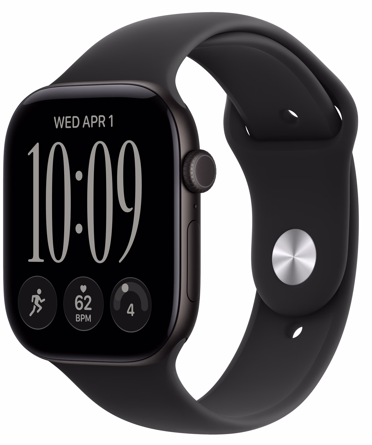 Apple Watch Series 12 - 46mm - Sportband S/M - Zwart