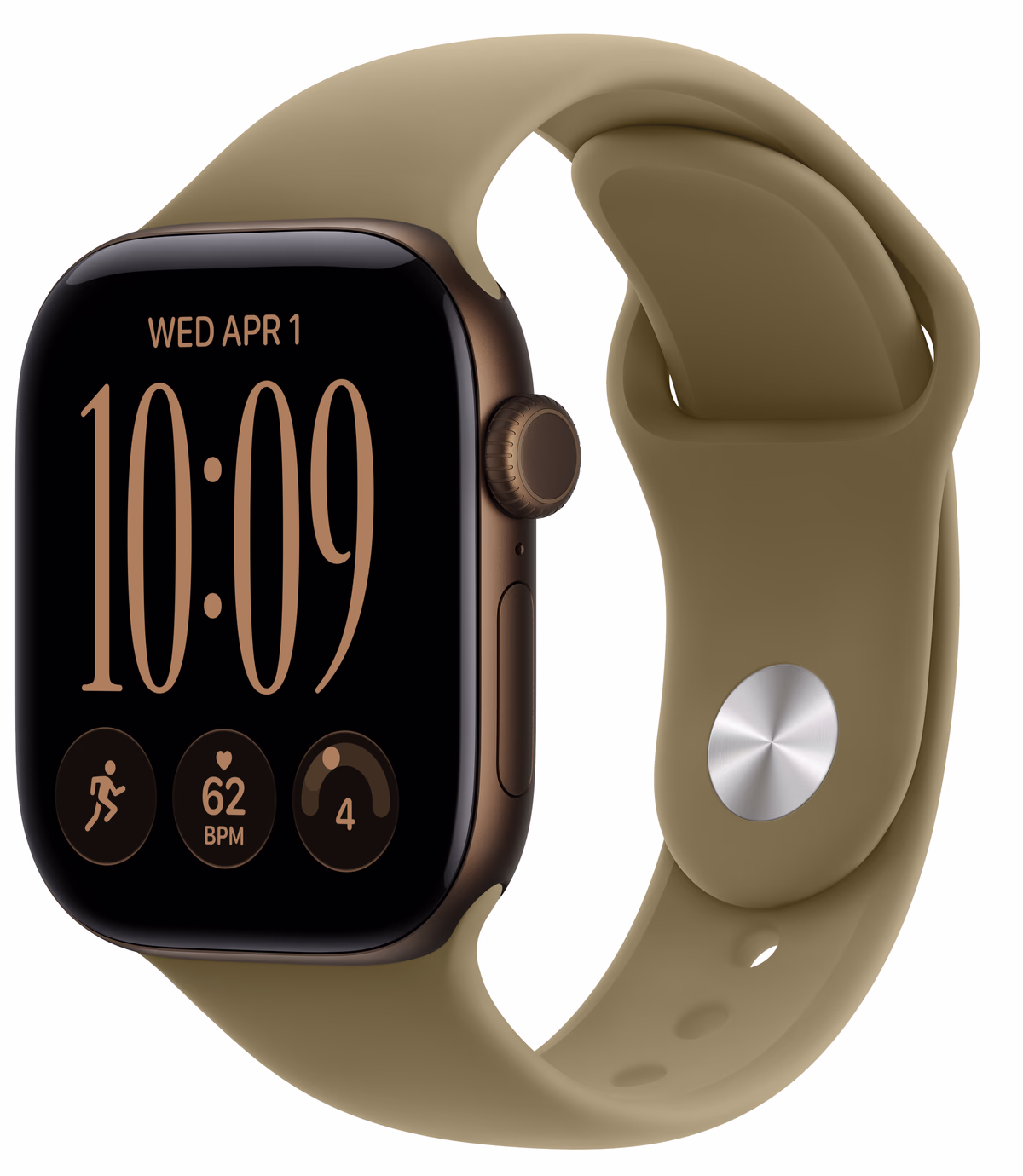 Apple Watch Series 12 (2026) 42mm - Sportband S/M - Brons