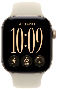 Apple Watch Series 12 42mm Goud Sportband S/M