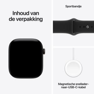 Apple Watch Series 12 - 46mm - Sportband S/M - Zwart