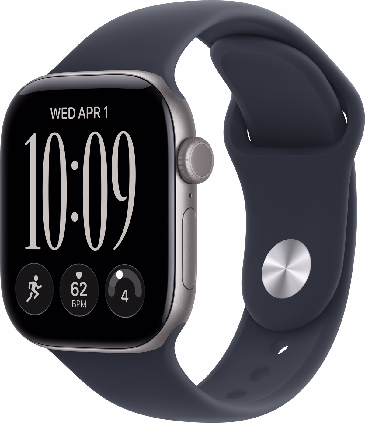 Apple Watch Series 12 (2026) - Cellular - 42mm - Grijs - Sportband S/M