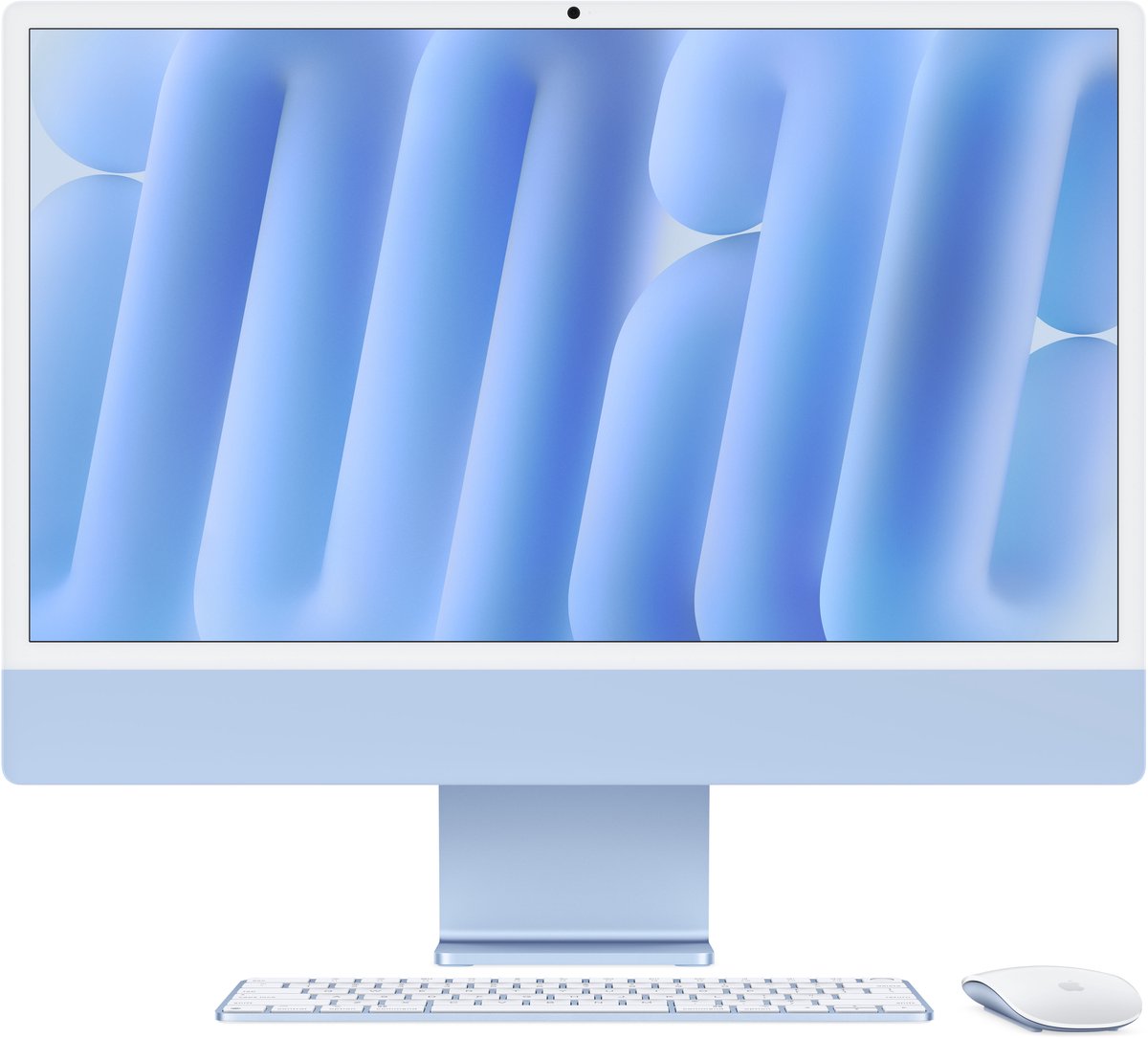 Apple iMac (2024) - M4 - 16GB - 512GB - Blauw