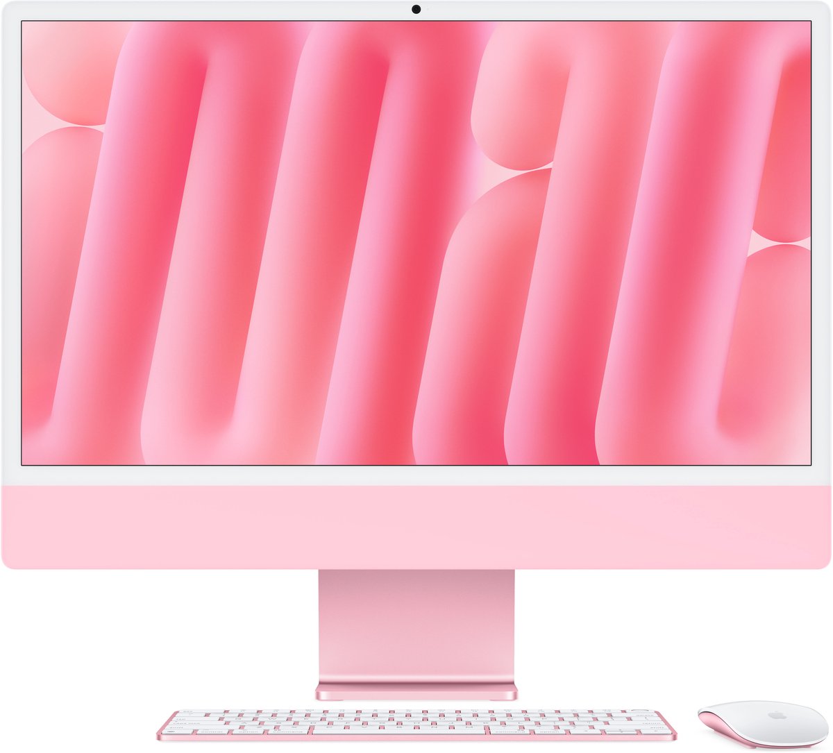 Apple iMac (2024) - M4 - 16GB - 256GB - Roze