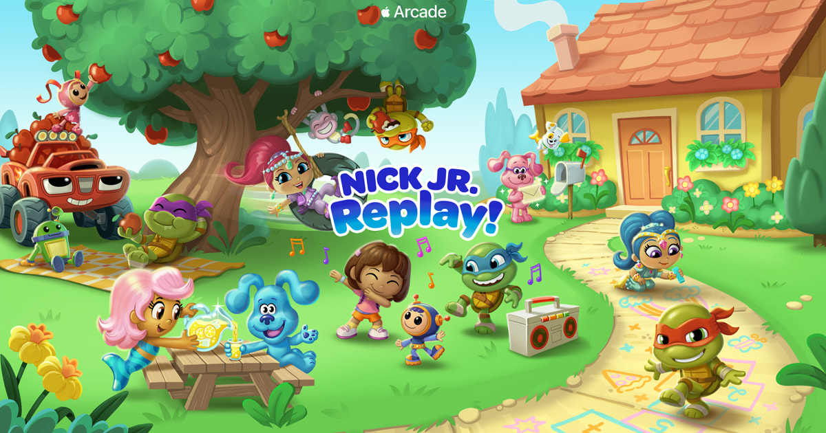 Nick Jr. Replay! komt op 7 mei naar Apple Arcade — plus nieuwe games en updates voor het hele gezin