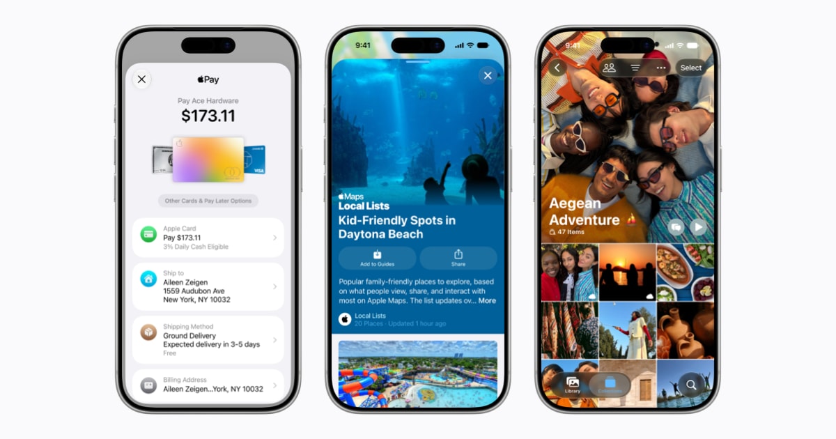 Apple onthult slimme nieuwe features voor Kaarten, Zoek Mijn, Apple Cash en meer