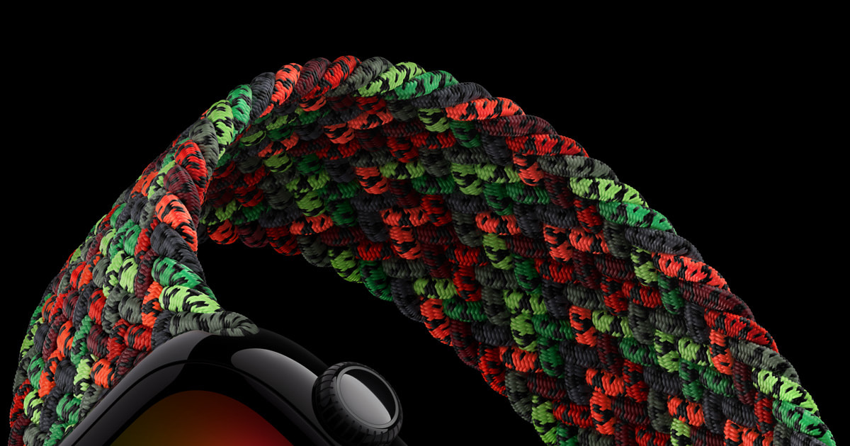Apple Watch Unity Connection bandje: nieuw gevlochten solobandje voor Black History Month