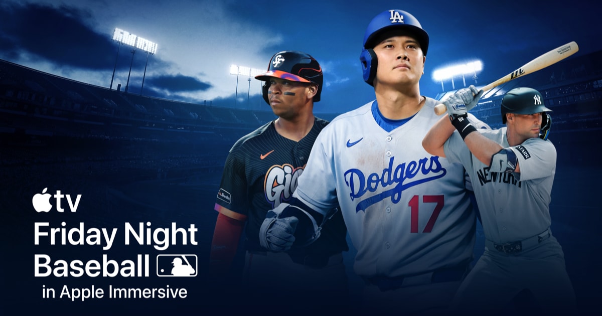 Apple en MLB brengen Friday Night Baseball naar Apple Vision Pro met live 3D-uitzendingen